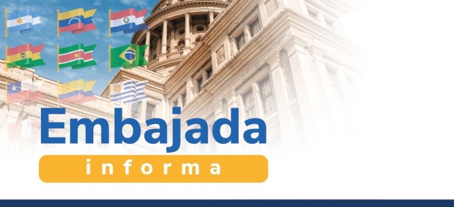 ¡Atención! Embajada de Colombia y su sección consular se trasladan a universitetsgata 10, oslo, 0164, a partir del 28 de noviembre de 2024
