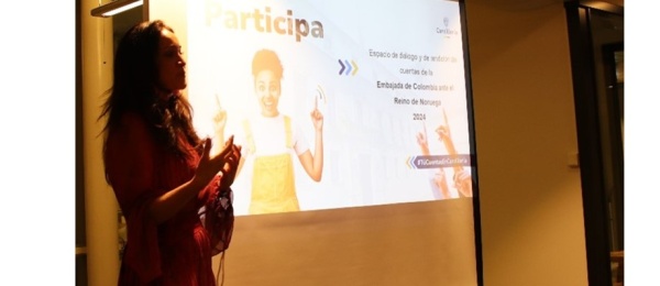 Embajada de Colombia en Noruega y su sección consular presentaron su informe de Rendición de Cuentas 2024